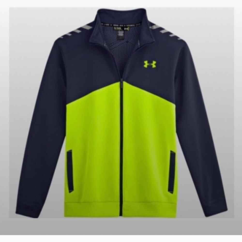 Under Armour NFL Combine Authentic ColdGear Infrared Warm-Up Jacket -Navy size S